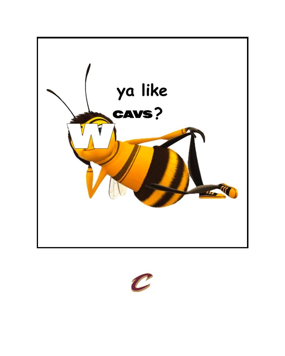 cavs's tweet photo. bees, hornets and Wasps... they all like cavs. #LetEmKnow https://t.co/994korT2BG