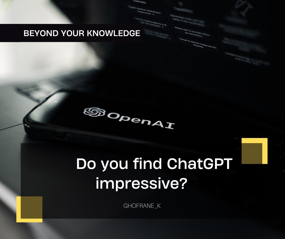 Ghofrane_Ka's tweet image. 🧠 BEYOND YOUR KNOWLEDGE | 
Chat GPT 4.0 .. is Coming With Extra 100 Trillion Parameters
___________________

This raises questions about everything... at least for work and education, and inevitably socially!

MORE DETAILS: 
linkedin.com/posts/ghofrane…

#ChatGPT #artificialintellige