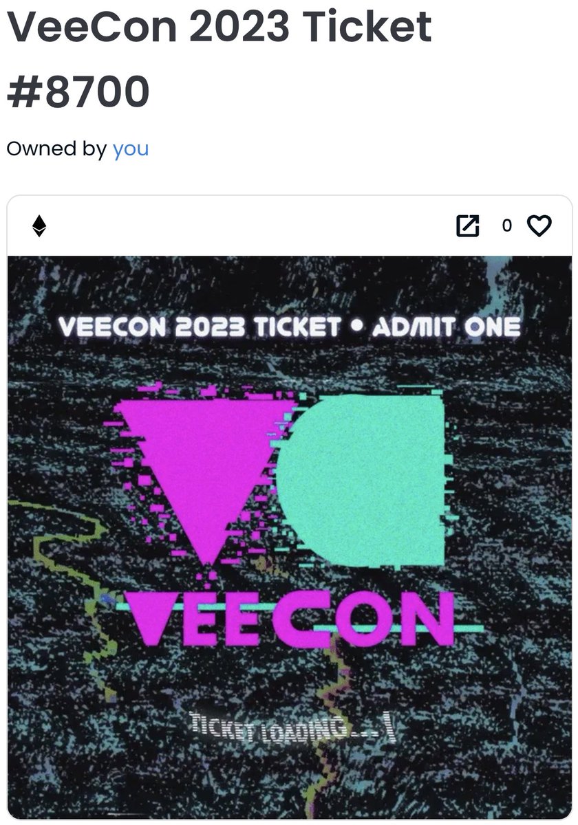 ipatrickromsim's tweet photo. Thanks to all the new followers!  Tomorrow at noon PDT, I will be using a random number generator to pick the winner of the veecon 2023 ticket nft. If you’ve followed and all that other stuff you’re entered.  @veecon @veefriends @garyvee https://t.co/VDYIEpZF0d