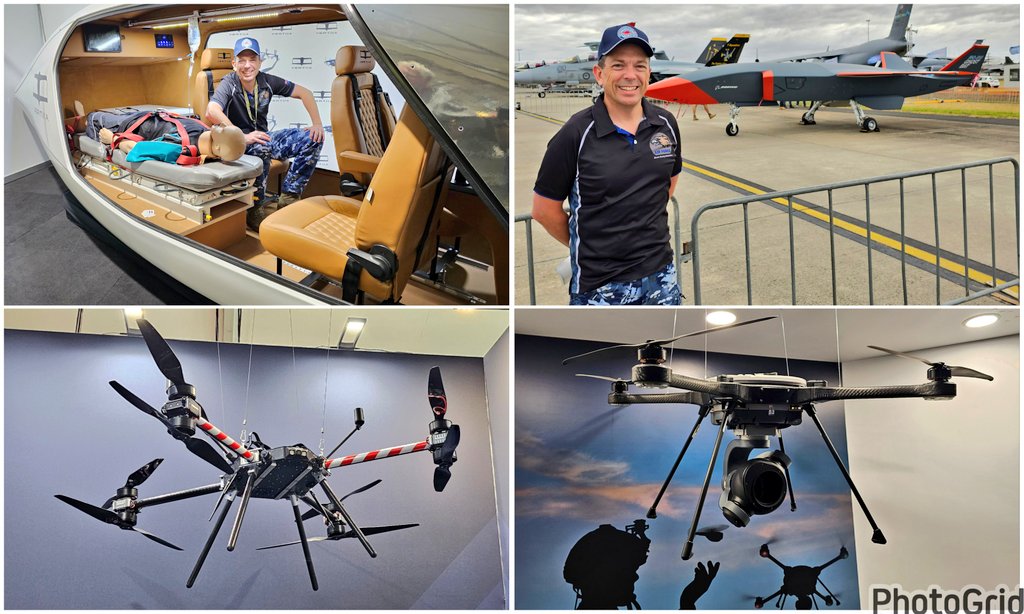 keirinjoyce's tweet photo. #Drones-a-go-go!
What a great couple of days at @AvalonAIA. So many #uncrewed Sovereign Industrial Capability options to contribute (at relatively low cost) to #ShapeDeterRespond!
@AAUS_Live https://t.co/s2YP9IL71L