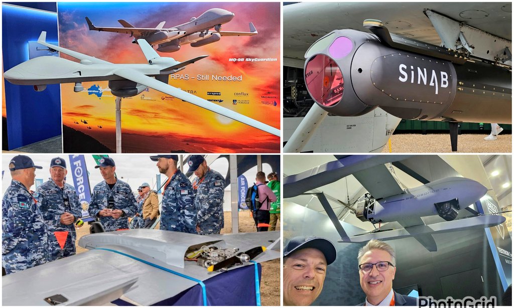 keirinjoyce's tweet photo. #Drones-a-go-go!
What a great couple of days at @AvalonAIA. So many #uncrewed Sovereign Industrial Capability options to contribute (at relatively low cost) to #ShapeDeterRespond!
@AAUS_Live https://t.co/s2YP9IL71L