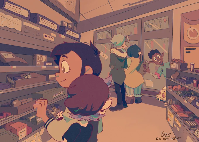A print I did for a recent zine! I still hate backgrounds X~X#theowlhouse 