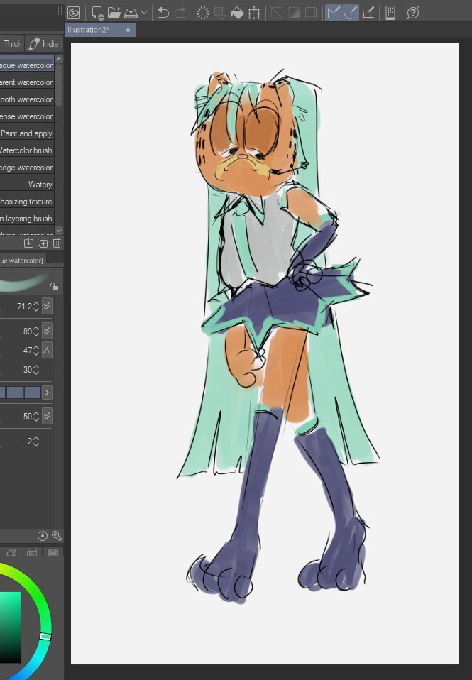Ciphique_'s tweet photo. hatsune miku garfield https://t.co/nMllNiPmlY