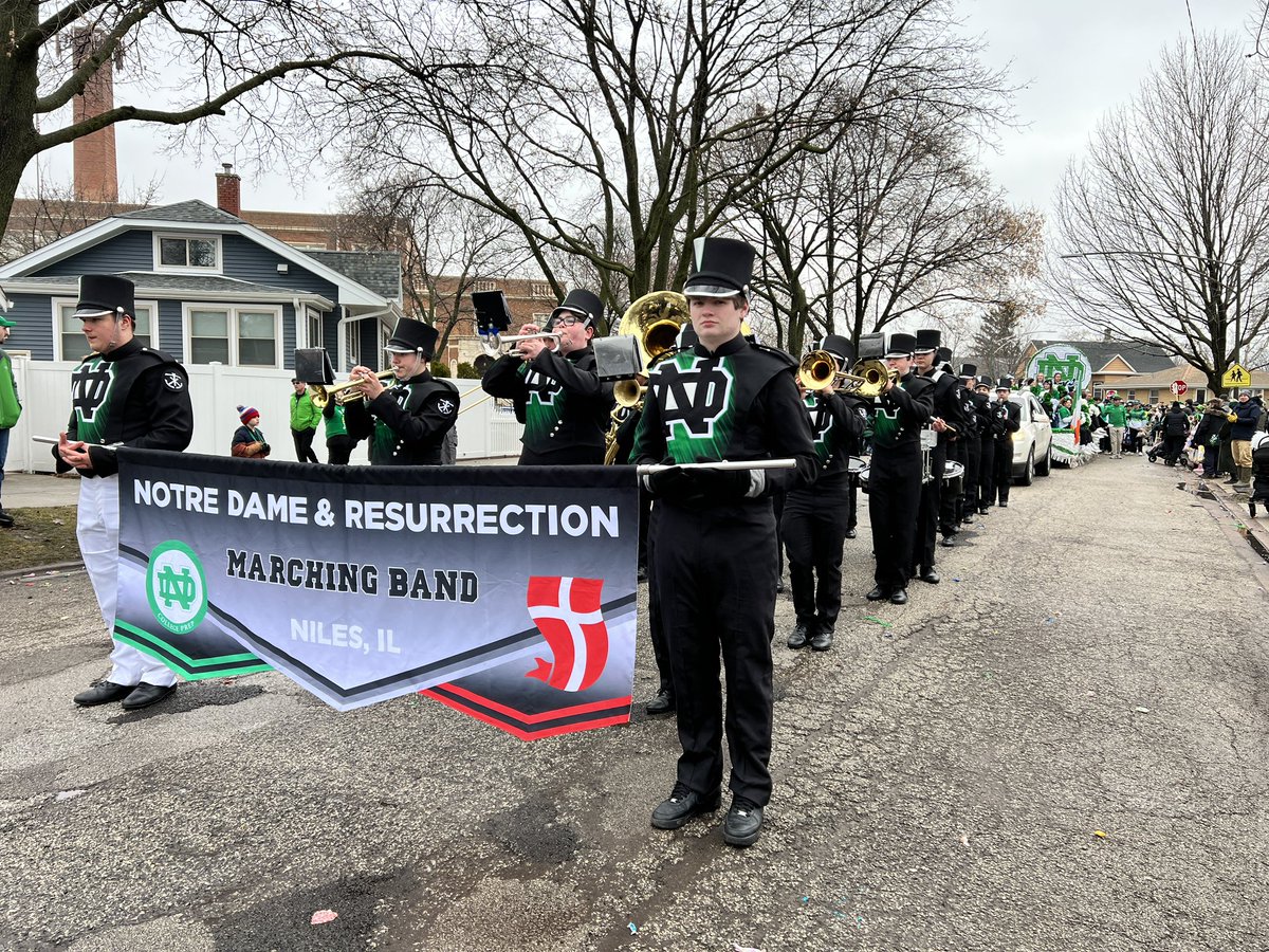 Notre Dame/Resurrection Bands tweet media