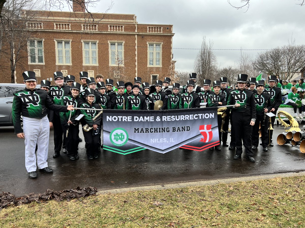 Notre Dame/Resurrection Bands tweet media