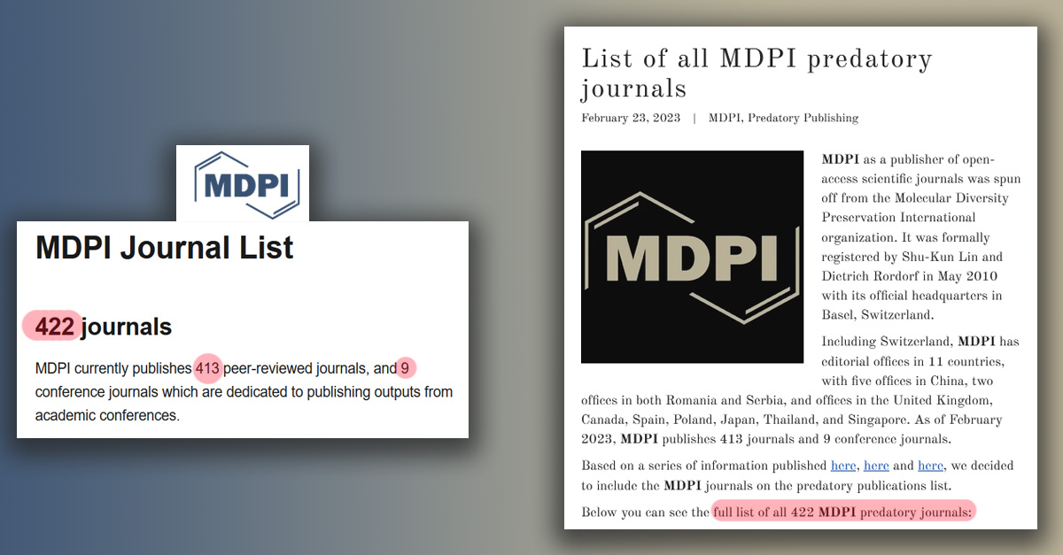 Publishing with Integrity on X: “.@PredatoryReport have added all