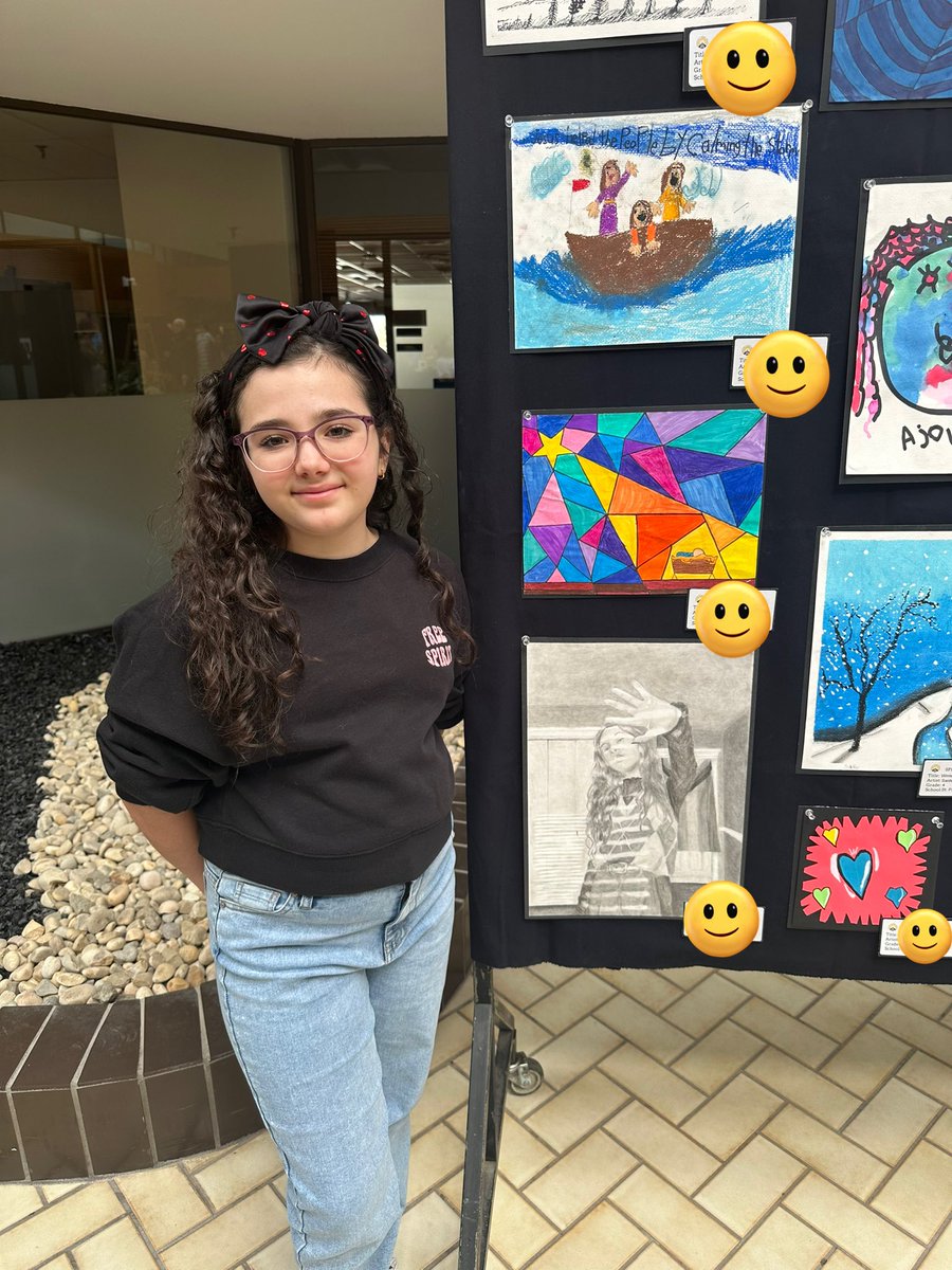 MrsAPereira's tweet photo. Today was @EdmCathSchools Spring into Art show and I was so proud to have one of my very talented @StJohnBoscoYEG students showcase her art work. #ecsdfaithinspires #SIA2023 https://t.co/tWrQXuwmfe