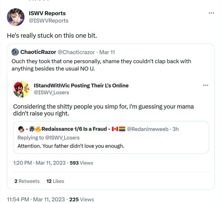 Chaoticrazor's tweet photo. Don't rage cause i know what no u tweets look like and you don't.

If you bothered to learn what twitter lingo means and how to spot it in tweets you wouldn't like a fool anytime you tweet about it, unlike me who doesn't cause i don't mistakenly mislabel tweets like you. https://t.co/yHrHpZWQhb
