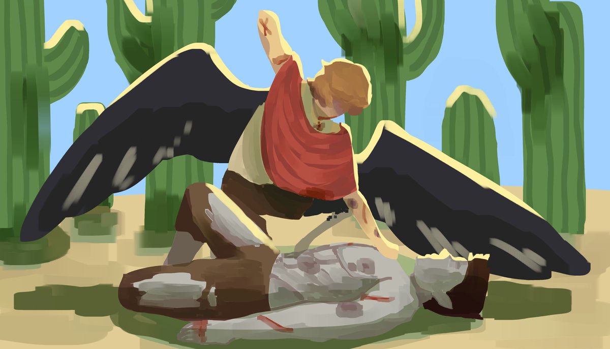 lar_artss's tweet photo. something i'm working on...
#desertduo #grianfanart #goodtimeswithscarfanart https://t.co/J28N8xDNLH