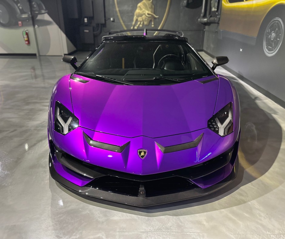 2021 Lamborghini Aventador SVJ Roadster finished in a RARE Viola