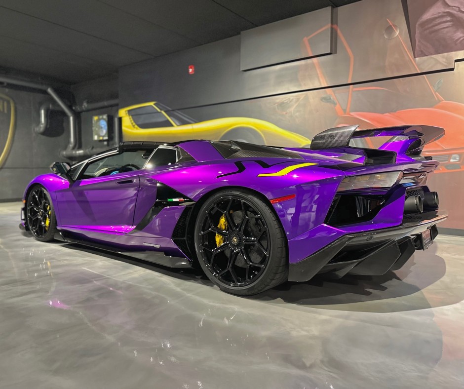2021 Lamborghini Aventador SVJ Roadster finished in a RARE Viola