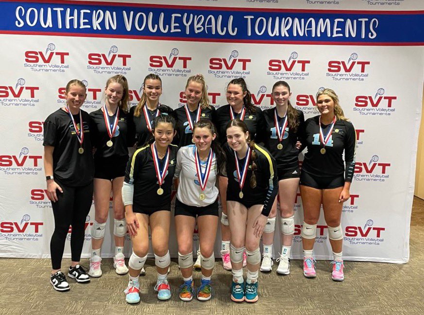 Infinity_VBA's tweet photo. ๐BAMA BEAST CHAMPIONS๐
Congratulations to 18 Open for winning the 17/18 Power division!
5-1 on the weekend and Lakin Laurendine was named tournament MVP!
Great job girls and Coach Lexie!
#PlayIVBA #BamaBeast https://t.co/62Tl4yMe3Y