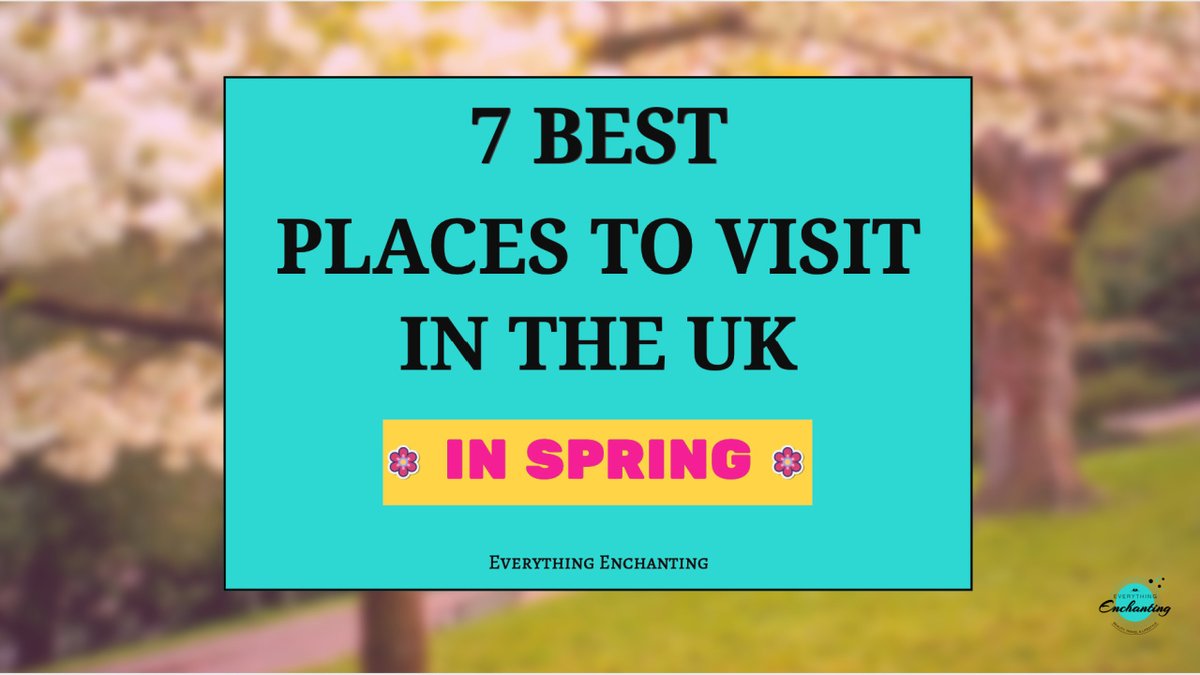 #newpost ✍🏻 Check out the 7 best places to visit in the UK in the Spring 2023 on the blog #everythingenchanting 👉🏻⬇️

everythingenchanting.com/best-uk-places…

#SpringTravel #springintheuk #bestplacestogo #bestplacestovisit #bestplacestotravel #uktravelblogger #uktravel