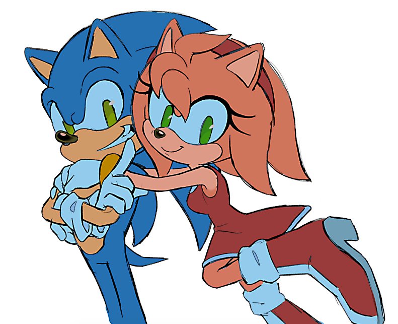 sonamy art by Shira_Hedgie : r/SonicTheHedgehog