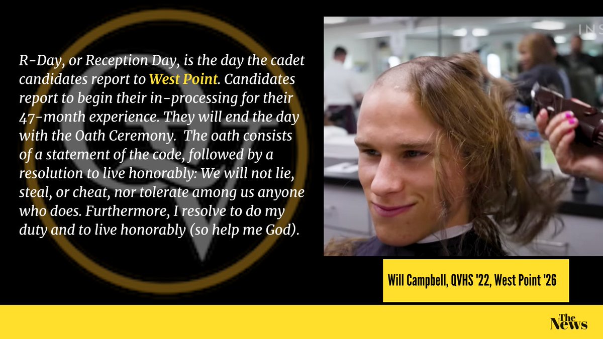 QVBoysLAX's tweet photo. We are proud of our former QV lacrosse teammate, Will Campbell, QVHS Class of 2022. We will miss that fantastic lettuce! #ALLIN #US #lacrosse #QVHS @QVAthletics @WestPoint_USMA @QVSD https://t.co/p0cs0jzSYu
