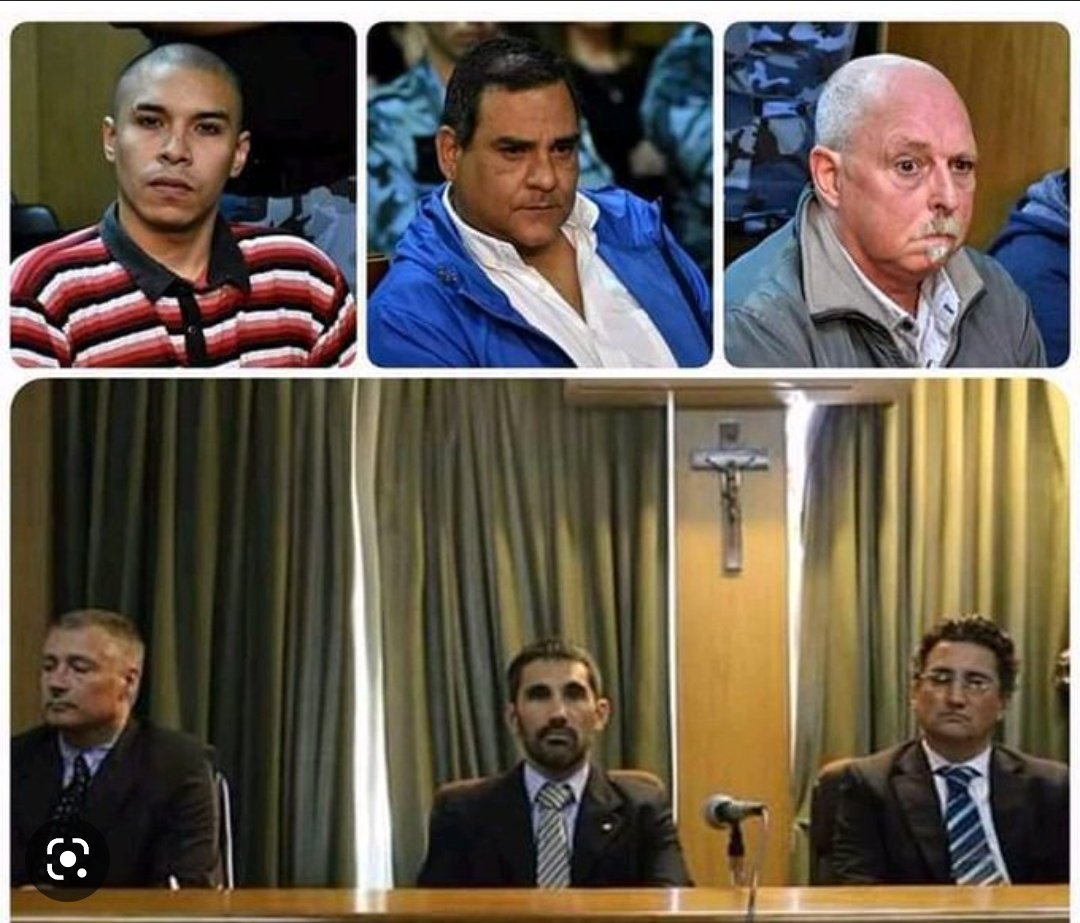A Lucia Pérez la violaron y la mataron en 2016. 
Estos son los femicidas y los jueces que los dejaron impunes. Aquí podemos verlos 
De los femicidas, al más viejo se lo llevo el diablo, murió de cáncer fulminante.
Justicia para Lucia😔😥