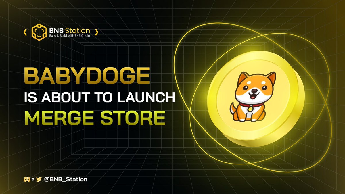 We've got some exciting news: <a href="/babydoge/"></a>'s Merch Store is on the horizon!🔥

Keep an eye on our page for updates and sneak peeks 🥳 #BABYDOGE #BabyDogeArmy