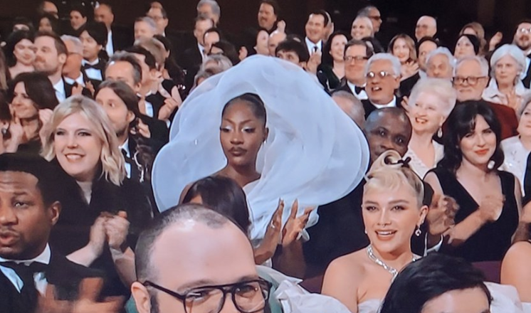 Imagine waiting your whole life to be at the Oscars and you end up sitting behind a stratus cloud.