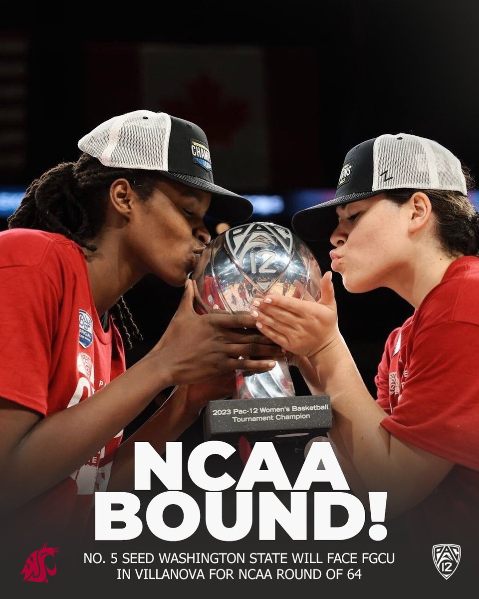 Pac-12 Conference (@pac12) on Twitter photo For the third consecutive year & fourth time in program history, the #Pac12WBB Tournament Champs are headed to the big dance! 💃
#MarchMadness | <a href="/WSUCougarWBB/">WSU Cougar Women's 🏀</a> For the third consecutive year & fourth time in program history, the #Pac12WBB Tournament Champs are headed to the big dance! 💃
#MarchMadness | <a href="/WSUCougarWBB/">WSU Cougar Women's 🏀</a>