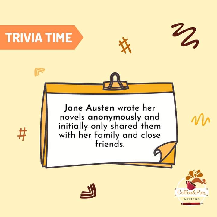 CoffeePenWrite1's tweet photo. Can you believe that Jane Austen wrote 'Sense and Sensibility,' 'Pride and Prejudice,' and 'Emma' anonymously? Little did she know that her stories of love, manners, and society would become some of English literature's most beloved and iconic novels. https://t.co/ANqeOpVugl