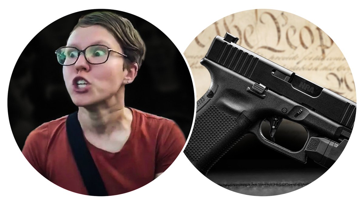 NRA's tweet photo. What's the difference between leftists and guns?🤔

GUNS ONLY HAVE ONE TRIGGER!💯 https://t.co/3vElR3sc6l