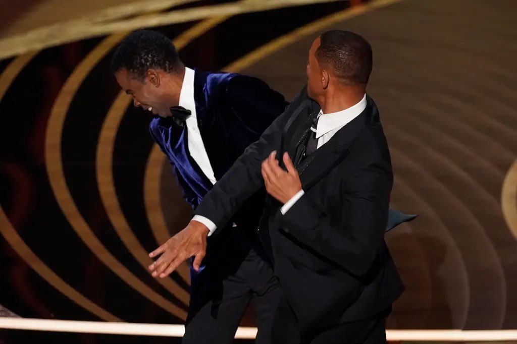 #Oscars host Jimmy Kimmel comments on the Oscar slap from last year:

“If anyone in this theater commits an act of violence, you will be awarded for Best Actor and permitted a 19-minute speech.”
