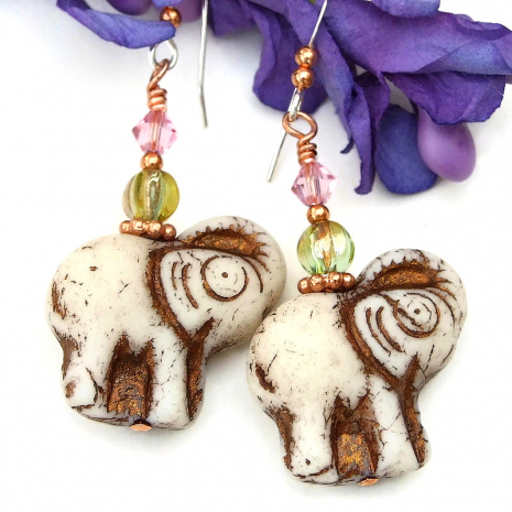 shadowdogdesigns.com/product/elepha… @ShadowDogDesign #CCMTT #ShopSmall #ElephantEarrings