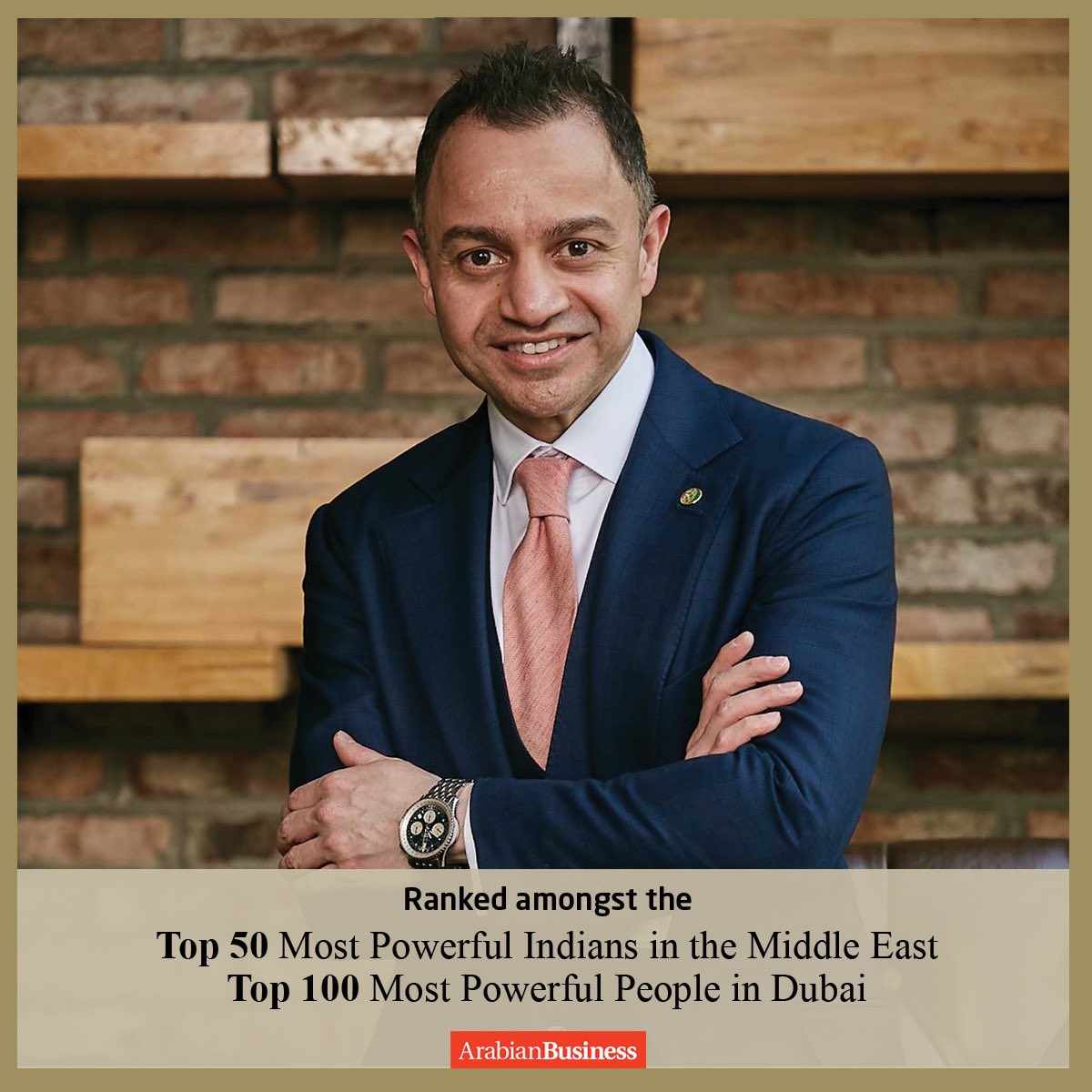 Deeply honored for being recognized &amp; sharing space with global industry leaders featured on <a href="/ArabianBusiness/">ArabianBusiness.com</a> Indian aces list for contribution to the growth &amp; development of the region’s economy. A proud moment! bit.ly/41QNUxt