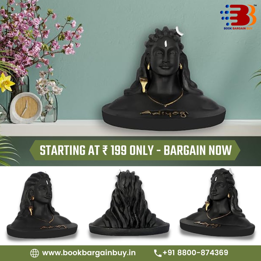 Bring home the Adiyogi Figurine at the lowest price ever, exclusively at Book Bargain Buy Store!#AdiyogiFigurine #BookBargainBuyStore #YogaDecor #MeditationEssentials #LowestPriceOffer 🕉️🧘‍♂️🌺
👇👇👇👇
Bargain Now: bookbargainbuy.in/collections/ra…