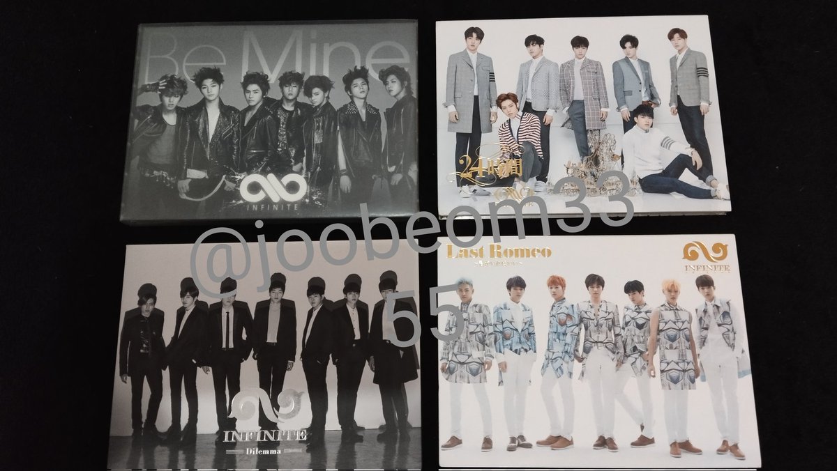 joobeom3355's tweet photo. WTS/LFB
Infinite Japan Album

Be Mine - P450
Dilemma - P450
24 Hours - P450
Last Romeo - P450 
BTD - P500 each 

MOD: SCO or SDD
RFS: Will be moving out soon. 
Please dm for inquiries.

+++ https://t.co/vgB8e4xV8A