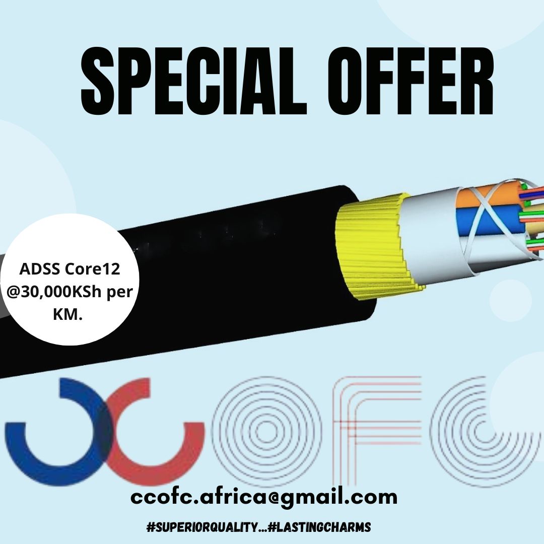 In need of an Adss Cable 12 core contacts us for supply in the best price
#happyWeek
#telecommunicationAfrica
#patchpanels
#patchcords
#fittingpreforemedproducts
#fastandreliable
#newera
#quality
#affordable
#datacabinets
#communication
#technology
#collaboration