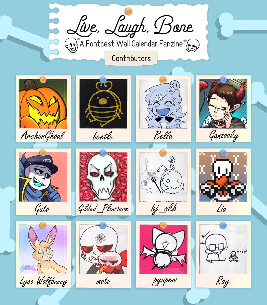 Live, Laugh, Bone Vol. 2: 2026 Fontcest Calendar tweet media