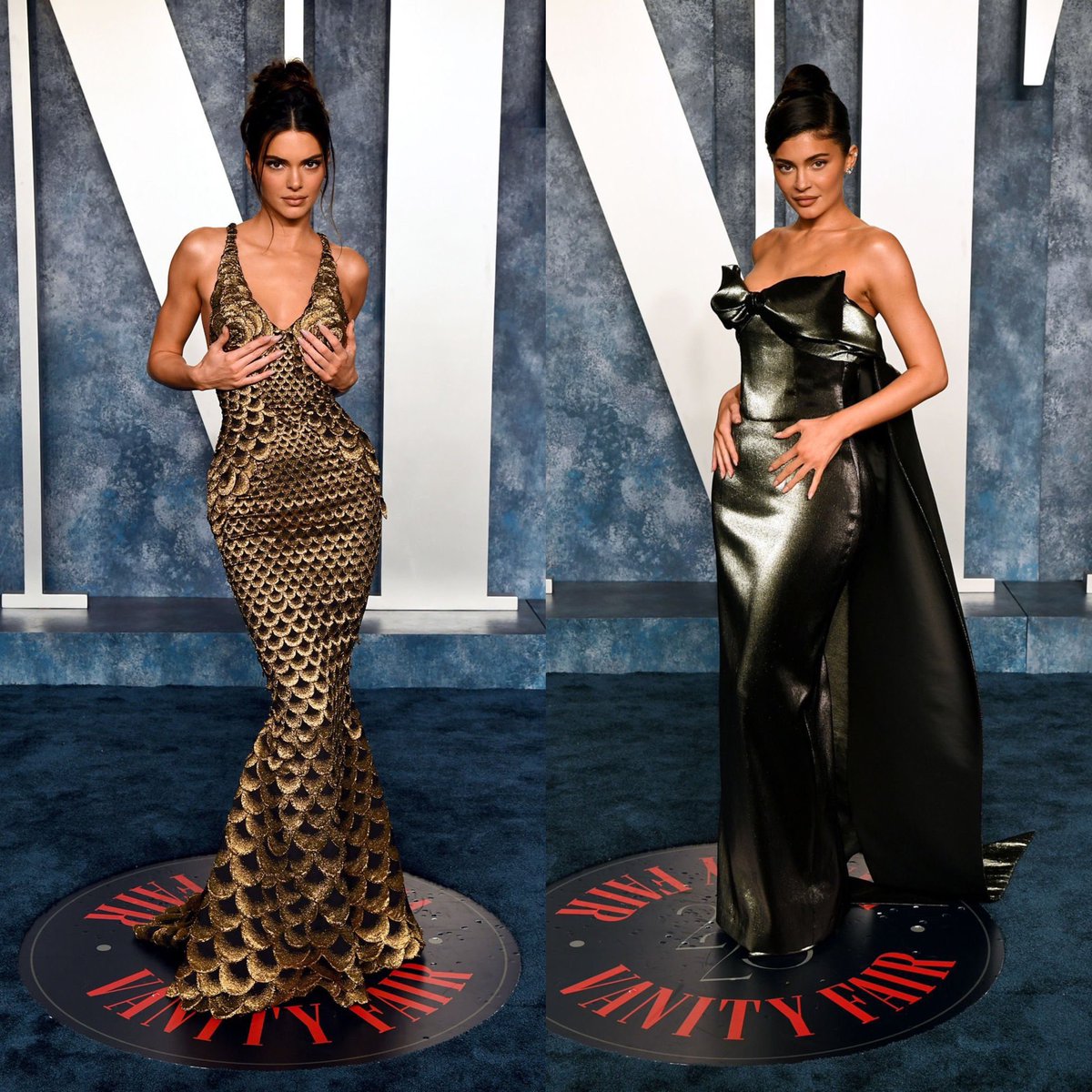 Kendall & Kylie Jenner at the 2023 #Oscars