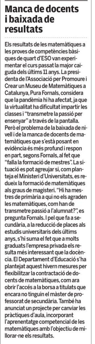 Papaver23's tweet photo. si els #pedagogs del departament pensen q amb la celofana del mal entès #competencial ho solucionaran tot s’equivoquen. Sense sabers bàsics i comprensió lectora, tot de mal en pitjor. La caiguda és pre i post pandèmia, q simplement ha catalitzat la reacció de degradació https://t.co/lZr9uQmyWA