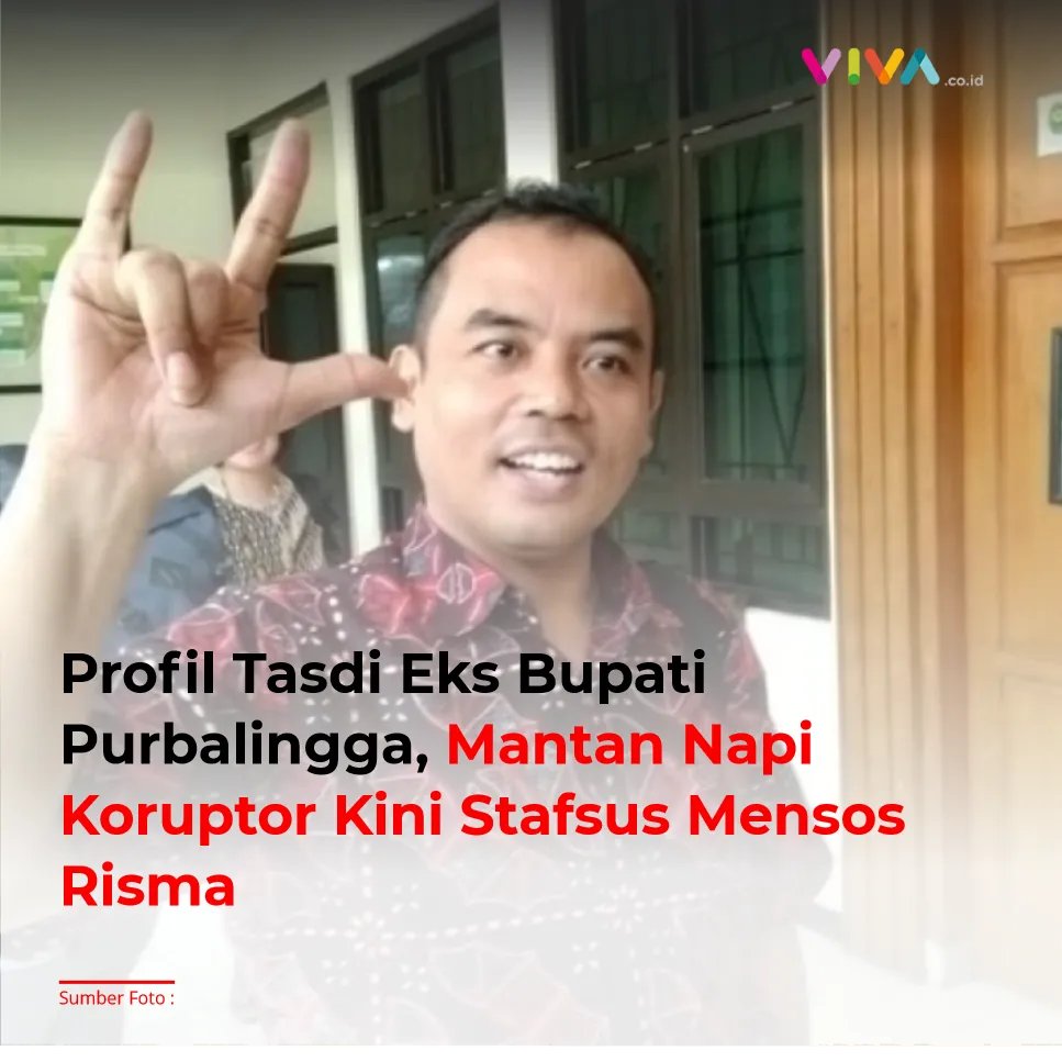 VIVAcoid's tweet photo. Mantan Bupati Purbalingga periode 2016 hingga 2018, Tasdi, saat ini tengah mengemban jabatan barunya di Kementerian Sosial (Kemensos).

https://t.co/ttzBKz3gE9 https://t.co/gW69cmTZAS