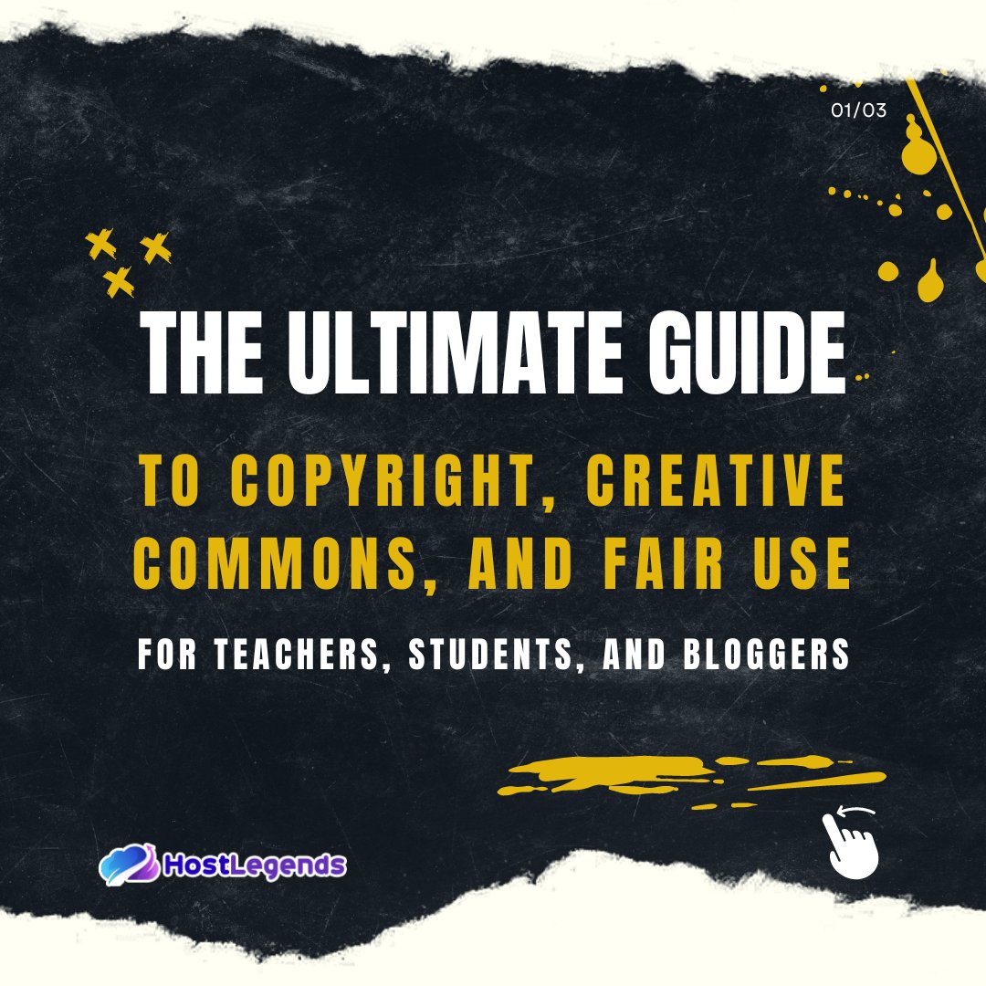 hostlegendscom's tweet image. The Ultimate Guide to Copyright, Creative Commons, and Fair Use for Teachers, Students, and Bloggers

 #creativeguide #colleagues #employees #greatwork #workingwell #collaboration #efficiency #HostLegends