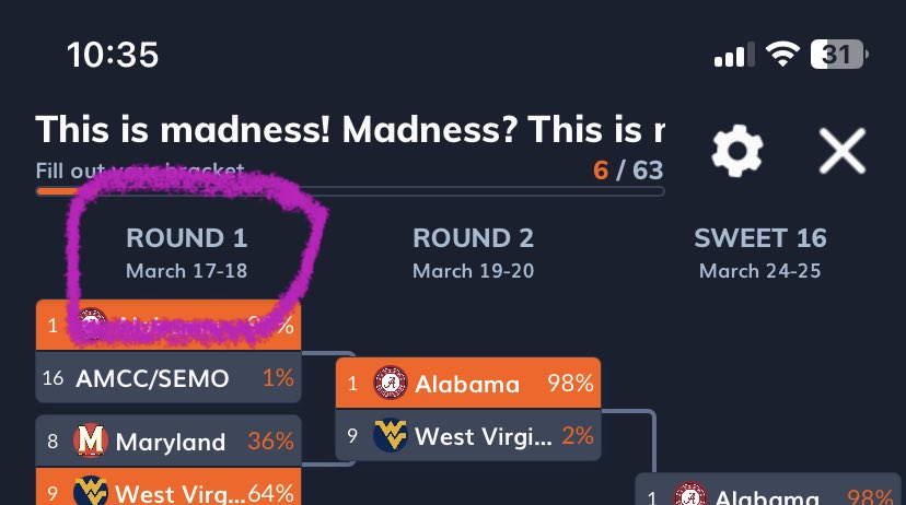 Rodin_El's tweet image. ⁦@SleeperHQ⁩ doesn’t Round 1 start Thursday March 16?