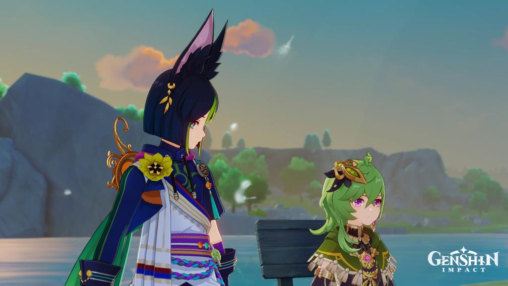 Vieziela's tweet photo. master's undivided attention <3
#GenshinImpact #原神 #Tighnari #Collei #Tighlei #Colleinari https://t.co/k8Am8iVpRw