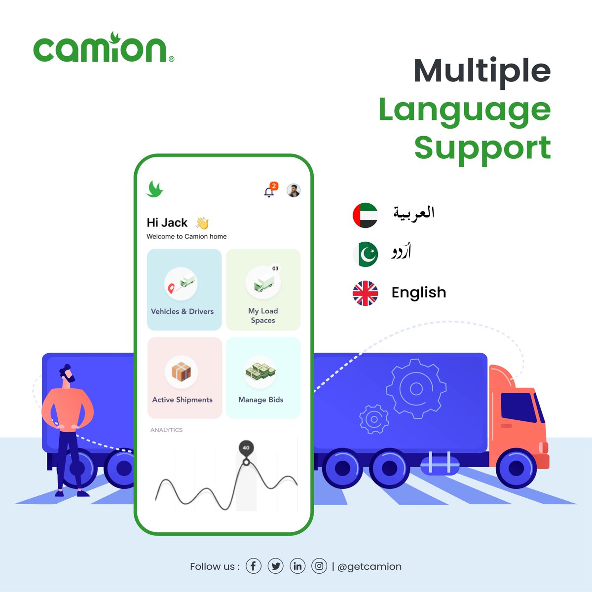 GetCamion's tweet photo. Camion is dedicated to empowering truck drivers by connecting them with the resources they need to succeed. 
Experience a supportive network that's committed to your success on &amp; off the road.
Join the Camion community today."
#Camion #GetCamion https://t.co/LG9rfqdh6G