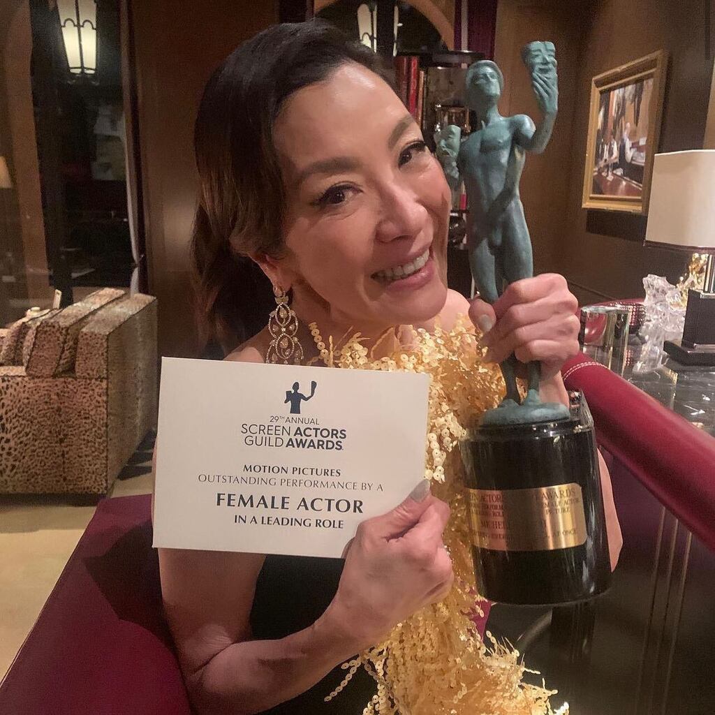 Congratulations to Malaysian actress Tan Sri Dato' Seri Michelle Yeoh on winning the Oscar for "Best Actress" for "Everything Everywhere All at Once". It is the first time in the 95 year history of the Academy Awards that an Asian actress has won in the … instagr.am/p/Cpt6LgWtw-C/