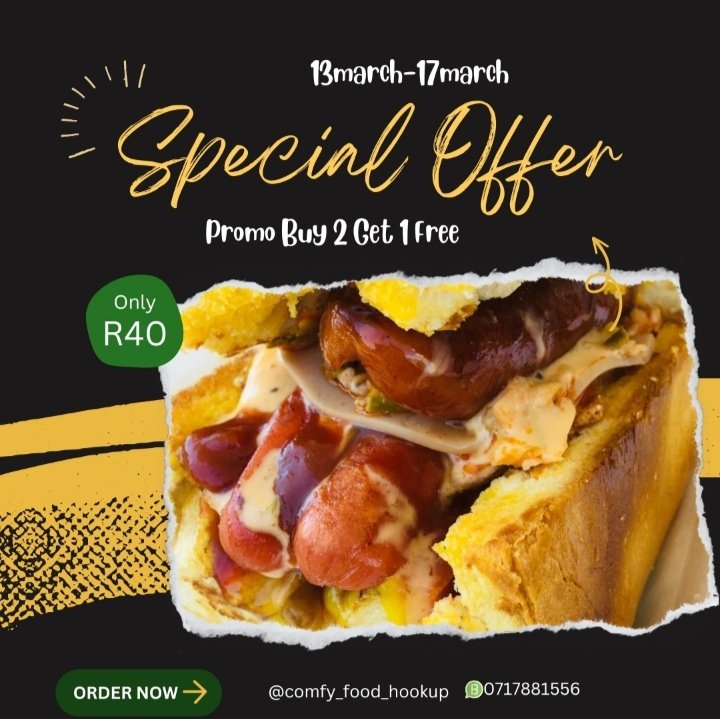 ComfyFoodH's tweet photo. Order 45mins prior to collection time @38 Empire Road.

#foodie #kota #braamfontein #NationalShutdown #march #TrendingNow https://t.co/H7fVRPBVKL