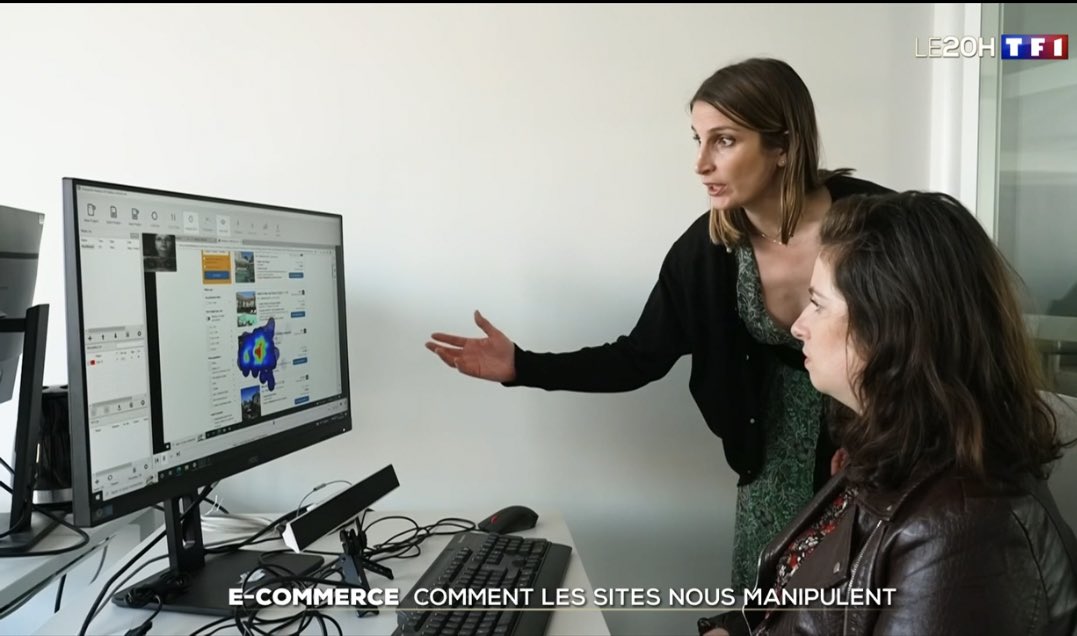 olivia_petit's tweet photo. Mon interview hier soir au journal de 20h de @TF1 @ACCoudray sur les #darkpatterns et le récent rapport de la @UEFrance, révélant que sur 400 entreprises de #ecommerce, 40% pratiquent des manipulations en ligne @KedgeBS https://t.co/r8Lk6kJWmZ