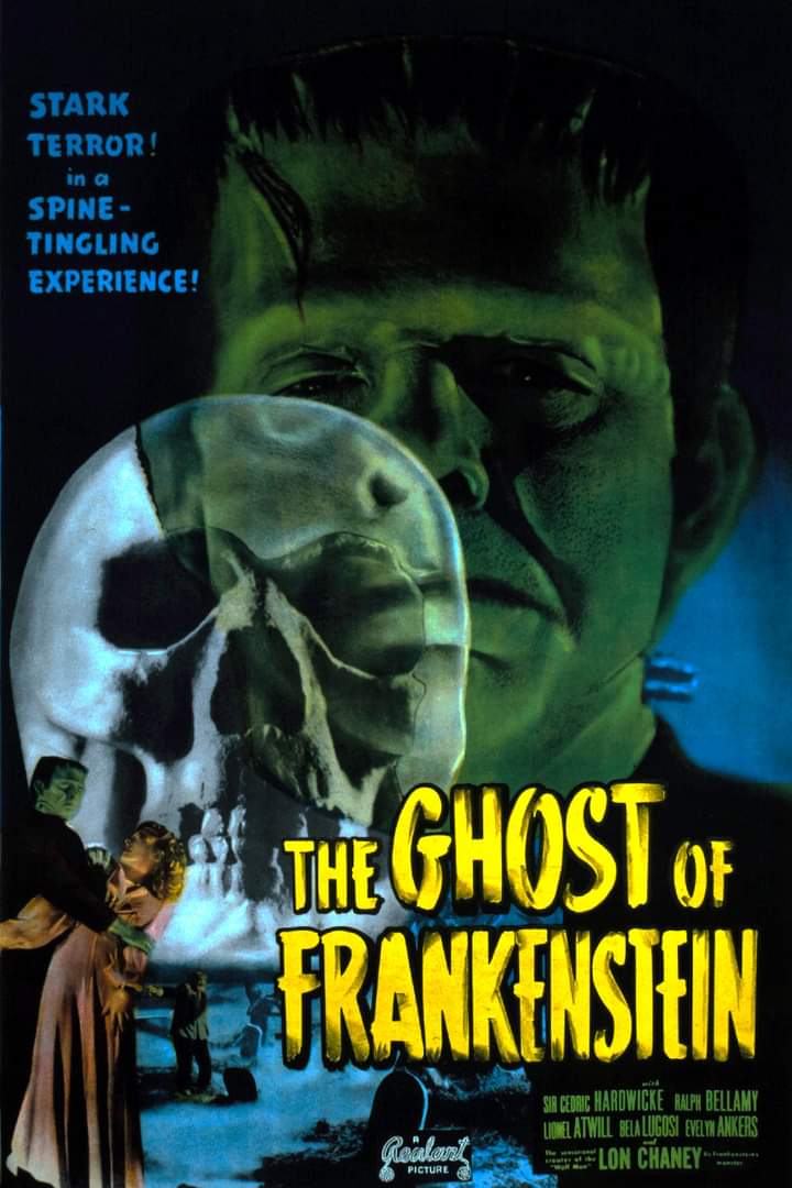 81 years ago (on this day) was the release of an American horror film 'The Ghost of Frankenstein'

'The lightning. It is good for you! Your father was Frankenstein, but your mother was the lightning!' - Ygor

 #Horror #UniversalMonsters #CedricHardwicke #LonChaneyJr #BelaLugosi