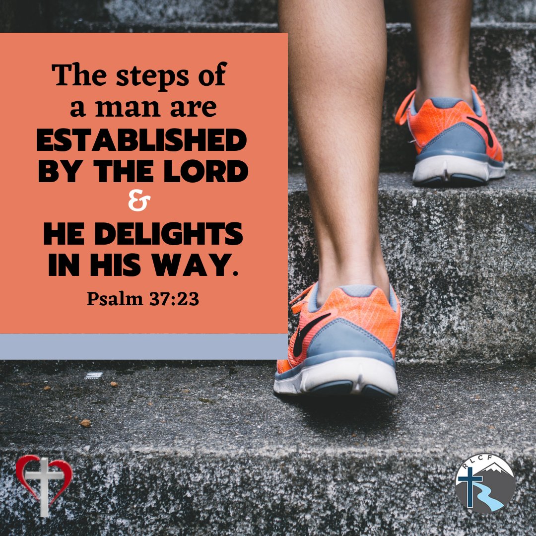 RLCF_Verses's tweet photo. Memory verse for Mar 12, 2023 week: "The steps of a man are established by the Lord; and He delights in his way." - Psalm 37:23 https://t.co/EOwJxx54U6