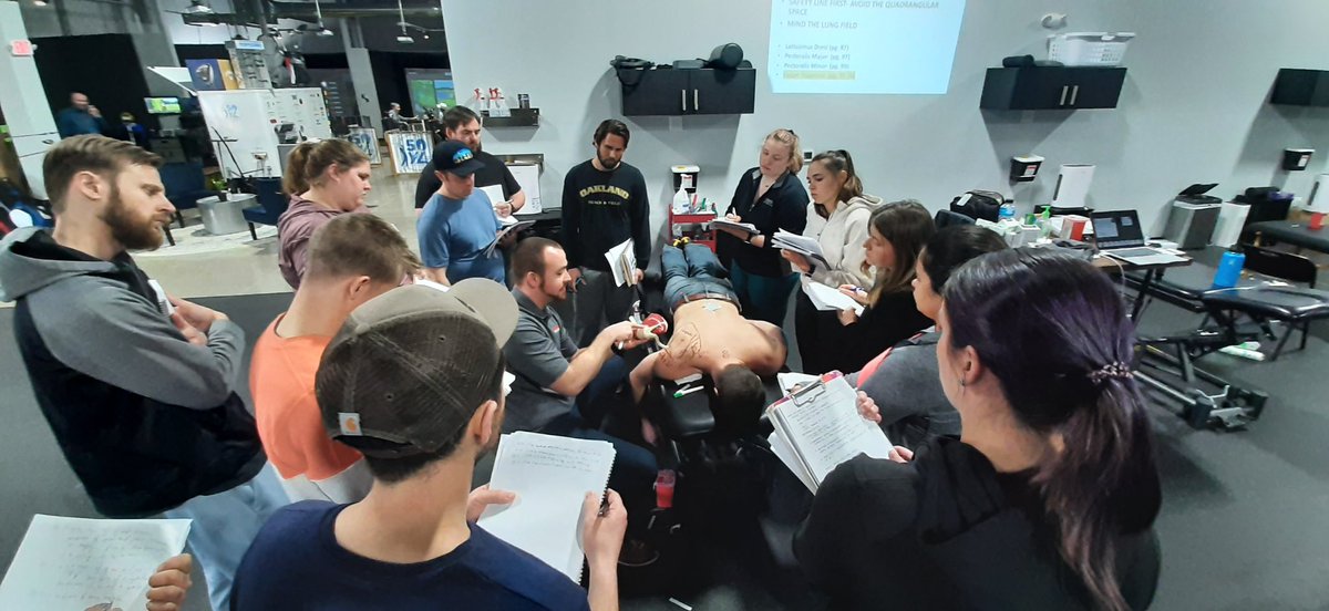 A great group of individuals conquering DN-1 with the Dry Needling Institute in Cincinnati, OH! Cervicogenic headaches and RTC conditions were the hot button topics of the weekend! Thank you Mobility Fit for hosting! <a href="/osteopractor/">Osteopractic PT</a>