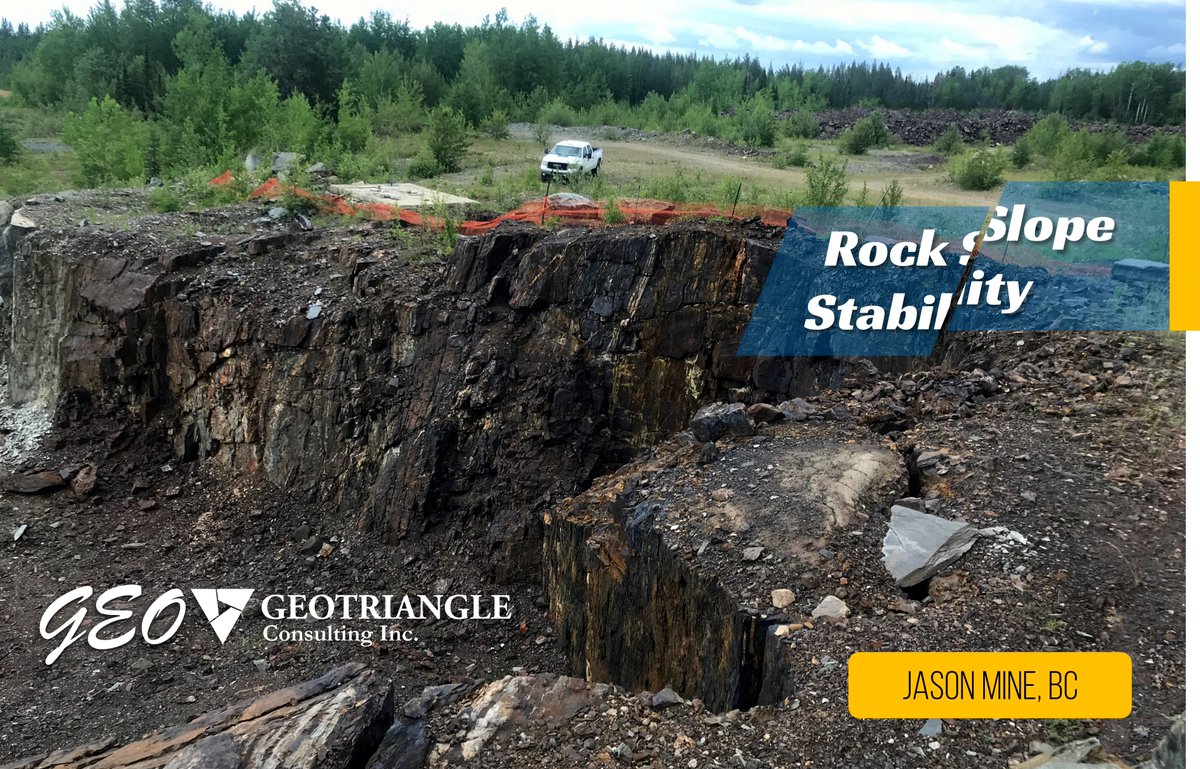 GeoTriangle_Inc's tweet image. Rock Slope Stability | Jason Mine
GeoTriangle is in Jason Mine, BC, to complete a rock slope stability assessment.
Do you have any questions or need further information?
🍁 Contact us!
🌐 geotriangle.com
📧 info@geotriangle.com
📞 ON: (647) 874-7107
📞 BC: (778) 300-7094
