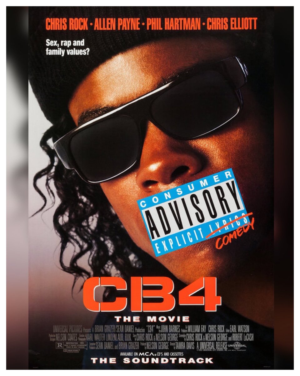 WreckLeaguePod's tweet photo. 30 Years #CB4 Starring: #ChrisRock #AllenPayne #DeezerD #ChrisElliott #PhilHartman #CharlieMurphy #KhandiAlexander #ArtEvans #TheresaRandle #WillardEPugh #RachelTrue Directed By: #TamaraDavis
#WreckLeaguePodcast https://t.co/YVWVq9P8D8