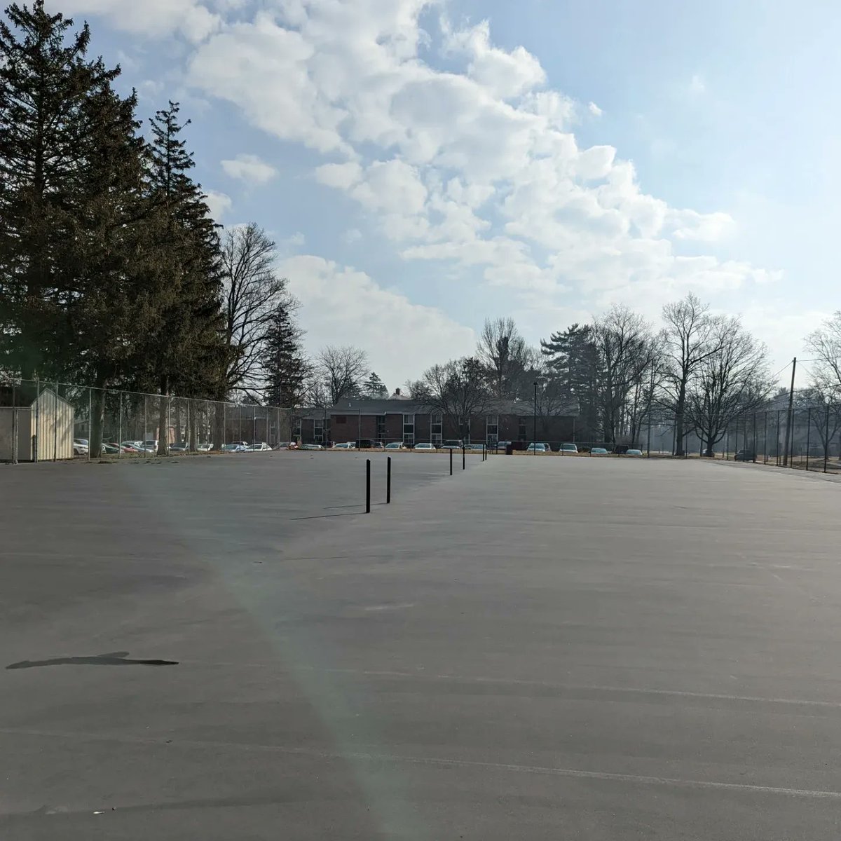 AlmaScotsTennis's tweet photo. Alma day is this Tuesday! Your contributions help us make huge improvements to our facilities like our resurfacing project done last year shown here. If you'd like to support our tennis programs you can donate here! 

https://t.co/5KzXZnb4VX https://t.co/GMW1axwaRP