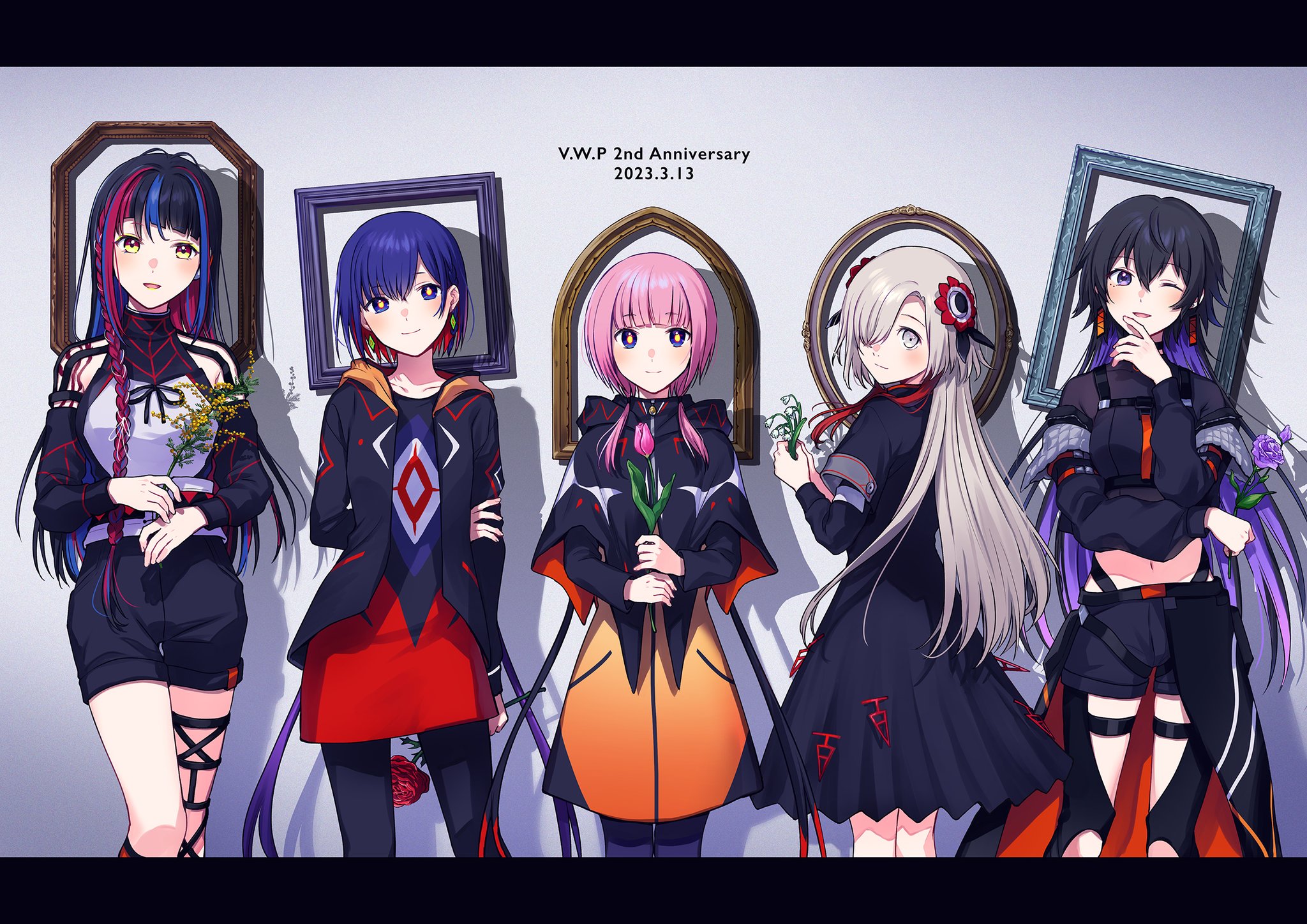 「V.W.P FANTASY」 複製原画 花譜 理芽 ヰ世界情緒 春猿火 幸祜 V.W.P FANTASY」 複製原画 花譜 理芽 ヰ世界情緒 春猿火 幸祜