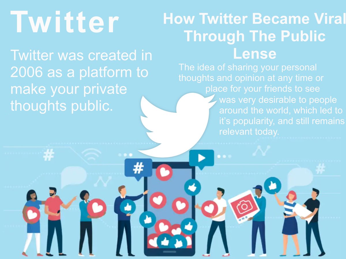 alergmez's tweet photo. Twitter has been widely popular since it’s early days and is apart of many people’s everyday routine. Why is that? The Jonah Berger’s 5th principle, “Public” can be apply to the virality of Twitter. #mimspr #twitter #contagious https://t.co/vRAT0r17Jr